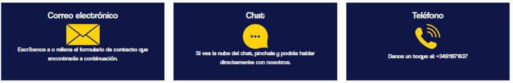 Contacto y soporte del casino Chanel Gratogana